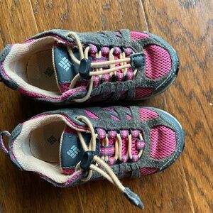 Columbia Kids' Pink and Gray Sneakers
